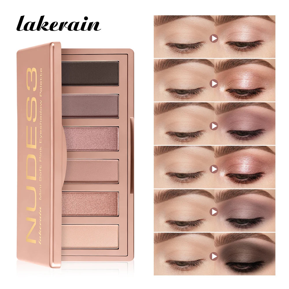 Eyeshadow Palette Long-Lasting Eye Makeup Rich Pigment Neutral Shades Blendable Color Matte Nudes Eyeshadow Palette Woman Makeup