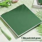 Grid Notepad B5 Sketch Book Notebooks Leaf Notebook Diary Flip Stationery Journal Writing Pads Office School Supplies