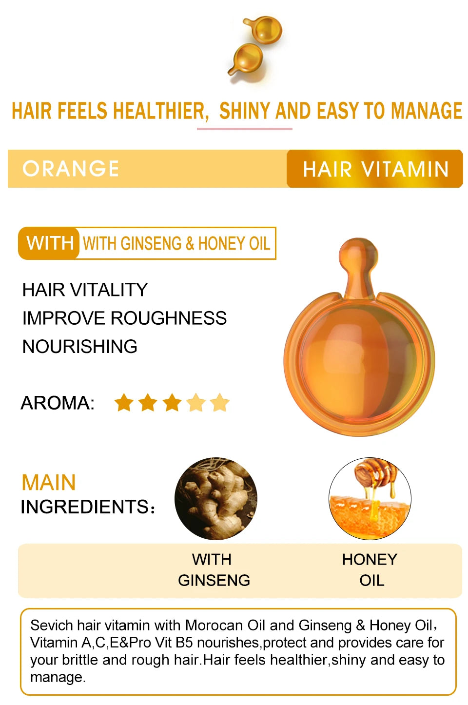 Mix Hair Vitamin Capsule Fast Repairing Maltreated Frizzy Hair Silky Moisturizing Hair Oil  Nourishing Keratin Complex Serum Oil