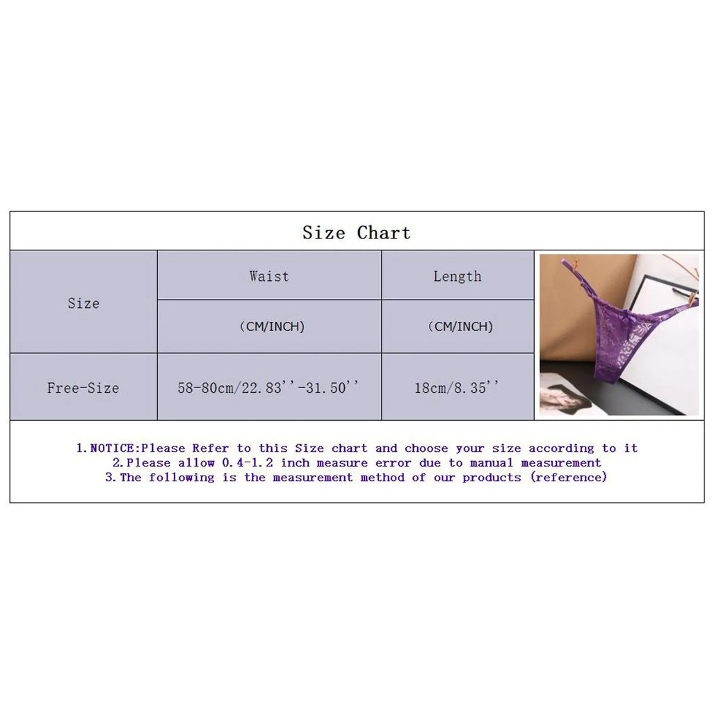 Sexy Solid Women's Underpants Low Waist  Thong Breathable Panties Lace Briefs Underwear Sexy Seamless Underwear G Strings