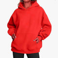 New Men Casual Hoodies Women Fleece Warm Hoodies Spring Autumn Pullovers Fashion Black Multiple Colour Oversized Sweatshirts Top