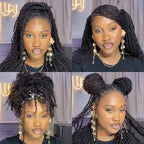 QVR Afro Kinky Bulk Hair No Attachment 50g Afro Curly Bulk 100% Human Hair Unprocessed Virgin Remy Braiding Hair for Dreadlocks