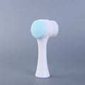 Silicone Face Cleansing Brush Double-Sided Facial Cleanser Blackhead Removal Pore Cleaner Exfoliator Face Scrub Skin Care Tool