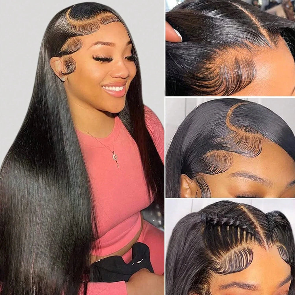 Straight Lace Front Wigs Human Hair 13X6 Hd Lace Frontal Wig 13X4 Bone Straight Human Hair Wigs Hair Accessories For Women