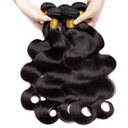Body Wave Bundles Natural Black Human Hair Brazilian Hair Weave Bundles Human Hair Extensions 1 3 4 PCS Bundles