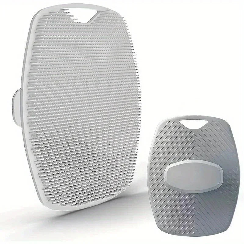 Exfoliating Silicone Bath Brush Portable Massage Bath Brush Body Scrubber Shower Gel Skin Washing Massage Brush Gadget Bathroom