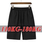 Summer Men's Shorts Plus Size Running Gym Sport Shorts 11XL 12XL Breathable Beach Pant Fitness Jogging Cool Casual Sportswear