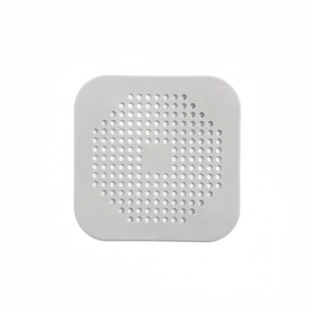 2 Pack Hair Catcher Brush+Strainer Anti-Clog Drain Stopper Shower Plug Anti-Odor Sink Parts Reusable Easy Install