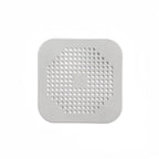 2 Pack Hair Catcher Brush+Strainer Anti-Clog Drain Stopper Shower Plug Anti-Odor Sink Parts Reusable Easy Install