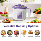 Mini Electric Rice Cooker Double Layer Multi Cooker Non-Stick Smart MultiCooker Electric Cooker Steamed Rice Pot for Home
