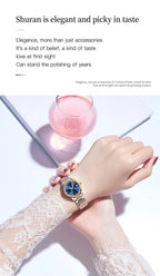 100% Original OLEVS Automatic Mechanical Couple Wrist Watches for Men and Women Waterproof Watches His or Hers Lover's Watch Set