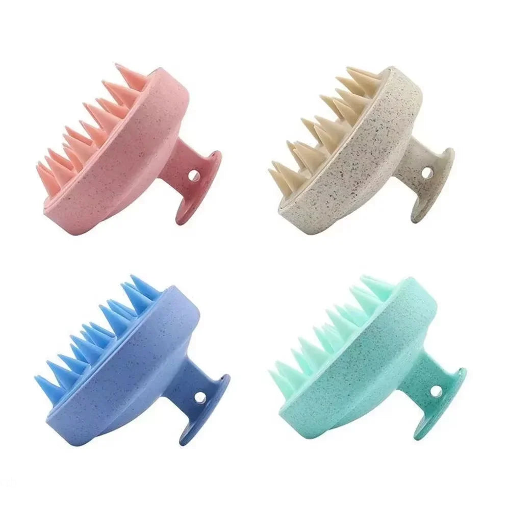 Soft & Flexible Scalp Massager, Non-Slip Grip Design - Gently Cleanses & Stimulates Hair Growth