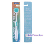 1/5PCS Tongue Scraper Oral Cleaner Brush Soft Silicone Cleaning Tongue Toothbrush Mouth Fresh Breath Scraping Hygiene Care Tools