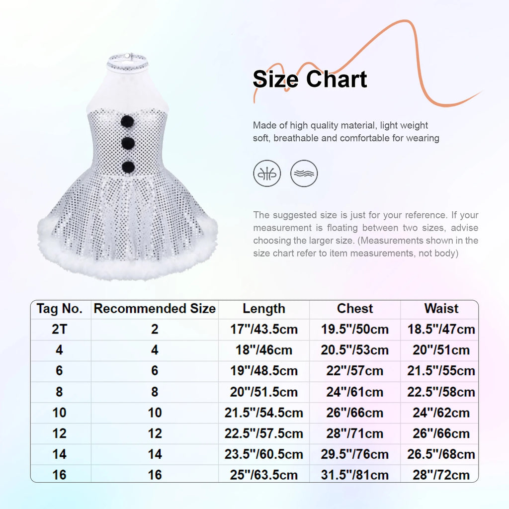 Kids Girls Sequins Christmas Dance Costume Candy Cane Striped Ballet Tutu Dance Dress Bowknot Leotard Party New Year Dancewear