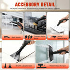 2500W Portable Handheld Steam Cleaner High-Temperature 1200ML Adjustable 105°C 6 Levels 20 Accessories With Brush Heads