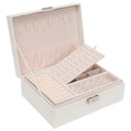 Double-Layer Velvet Jewelry Box High Capacity PU Leather Jewelry Storage Box Large Space Jewelry Holder Gift Box Organizer