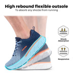 FitVille Men's Running Shoes Comfortable Wide Toe Box Walking Jogging Shoes Cushioning Man Sports Sneakers for Men Lightweight