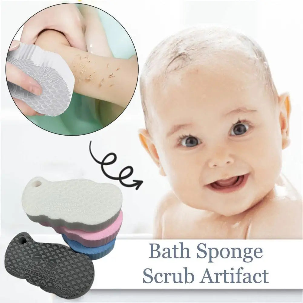 1/4Pcs 3D New Soft Sponge Body Scrubber Bath Exfoliating Scrub Sponge Super Soft Bath Body Bath Sponge Dead Skin Remover
