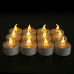LED Candles 24/12 Pack Flameless Flickering Tea Light Warm White Candle for Party Wedding Birthday Christmas Gifts Home Decor