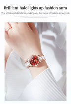 OLEVS Quartz Watch Women Japan Movement Waterproof Stainless Steel Ceramics Women Wristwatch Luxury Ladies watch Set Hot