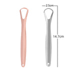 Open Type Tongue Scraper Stainless Steel Oral Tongue Cleaner Brush Cleaning Coated Tongue Toothbrush Oral Hygiene Care Tools