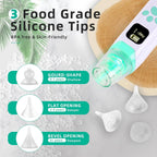 Electric Nasal Aspirator Snot Sucker for Babies And Kids Nasal Care Cleaner USB Rechargeable Nasopharyngeal Secretion Extractor