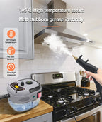 Pressure Steam Cleaner Portable Handheld Cleaner Air Conditioner Kitchen Car Hood Steam Cleaning Machine Household High
