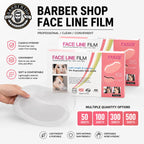 50/100Pcs Disposable Face Shields Barber Wash Face Makeup Shower Visors Masks for Hairspray Salon Tools Hairdressing Supplies