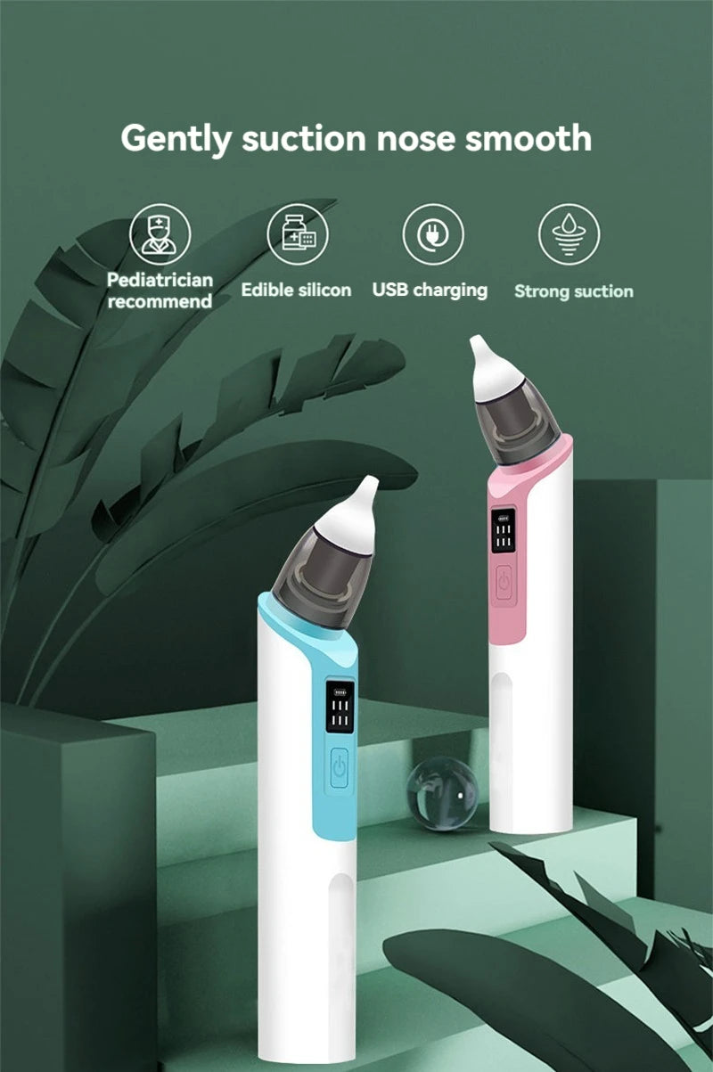 2025 New Pattern Baby Electric Nasal Aspirator Charging Version Newborn Baby Nasal Aspirator Suck Out Prevent Nasal Congestion