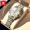 OLEVS 9946 Women Watch Auto Date Stainless steel Waterproof Luminous Automatic Mechanical Watch