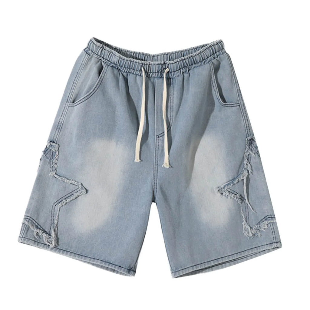 Summer casual workwear shorts men's loose sports pants Men's Denim Shorts Summer Design Casual Hip Hop Everything ropa hombre