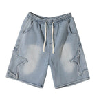 Summer casual workwear shorts men's loose sports pants Men's Denim Shorts Summer Design Casual Hip Hop Everything ropa hombre