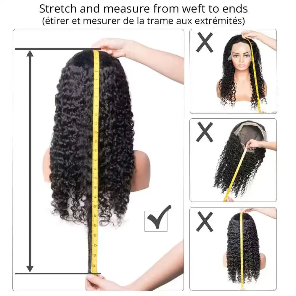 Orange Ginger Lace Front Wig Human Hair 13x6 Deep Wave Lace Front Wigs 38 Inch Water Wave Human Hair Wig Pre Plucked Curly Wigs
