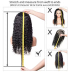 Orange Ginger Lace Front Wig Human Hair 13x6 Deep Wave Lace Front Wigs 38 Inch Water Wave Human Hair Wig Pre Plucked Curly Wigs