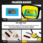 CRIXALIS Polarized Sunglasses For Men Night Vision Driving Square Trendy And Fashion Fishing Sun Glasses Women Male UV400