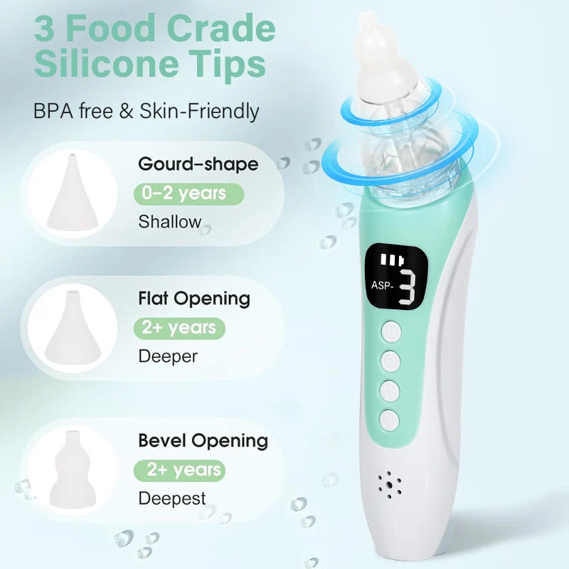 2026 New Pattern Baby Electric Nasal Aspirator Charging Version Newborn Baby Nasal Aspirator Suck Out Prevent Nasal Congestion