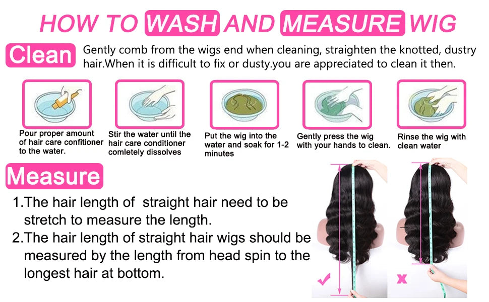13x6 Body Wave Lace Front Wigs 100% Human Hair 250 Density Pre Plucked 13x4 HD Transparent Lace Frontal Wig Human Hair for Women