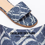CHCH Summer fashion retro design new women's shoes non-slip sandals slippers letter design casual sandals slippers casual