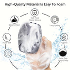 Oval Shaped Silicone Shower Brush for Gentle Exfoliation, Easy To Clean & Rinse