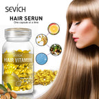 Sevich Smooth Silky Hair Vitamin Capsule Keratin Complex Oil Hair Care Repair Damaged Hair Serum Anti-Loss Moroccan Hair Oil