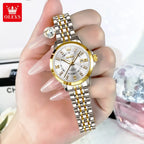 OLEVS 3620 Women Watch Luxury Brand Diamond Quartz Watch Fashion Automatic Calendar Waterproof Women Watch Bracelet Set Reloj