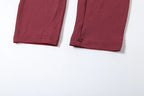 kliou Casual Women 2 Piece Set Classic Tracksuits Solid Long Sleeve Zip-up Hood Tops+Slim Elastic Pants Sporty Concise Outfits