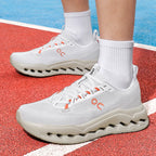 Men's Running Shoes Breathable Mesh Shock Absorption Hollow Out Sole Lightweight Sports Sneakers Non-slip Walking Shoes