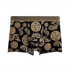 4pcs/set Men's Underwear New Style Boxer Shorts Comfortable Breathable Print Men Underpant Sexy Boys Thin Flat Corner Panties
