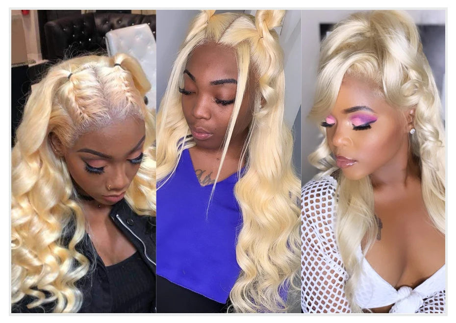 30 40 Inch 613 Human Hair Wig 13x6 Hd Lace Frontal Wigs For Women Body Wave 360 Wigs Human Hair Honey Blonde 13x4 Lace Front Wig
