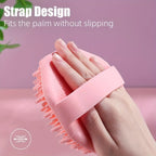 1pc Soft Silicone Exfoliating Brush Cleanser Manual Body Cleansing Scrubber Shower Gentle Massage Bath Brush Bathroom Accessorie