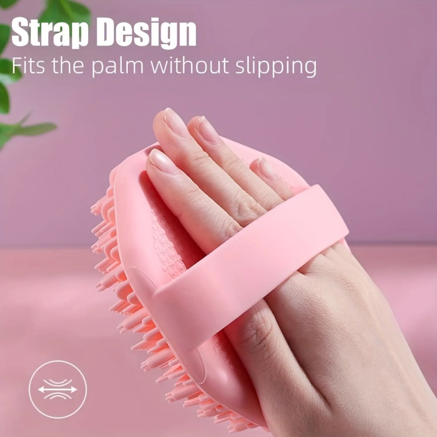 1pc Soft Silicone Exfoliating Brush Cleanser Manual Body Cleansing Scrubber Shower Gentle Massage Bath Brush Bathroom Accessorie