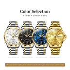 OLEVS 2906 Luxury Original Wristwatch For Man Luminous Week Date Waterproof Classic Business Dress Men's Quartz Watch