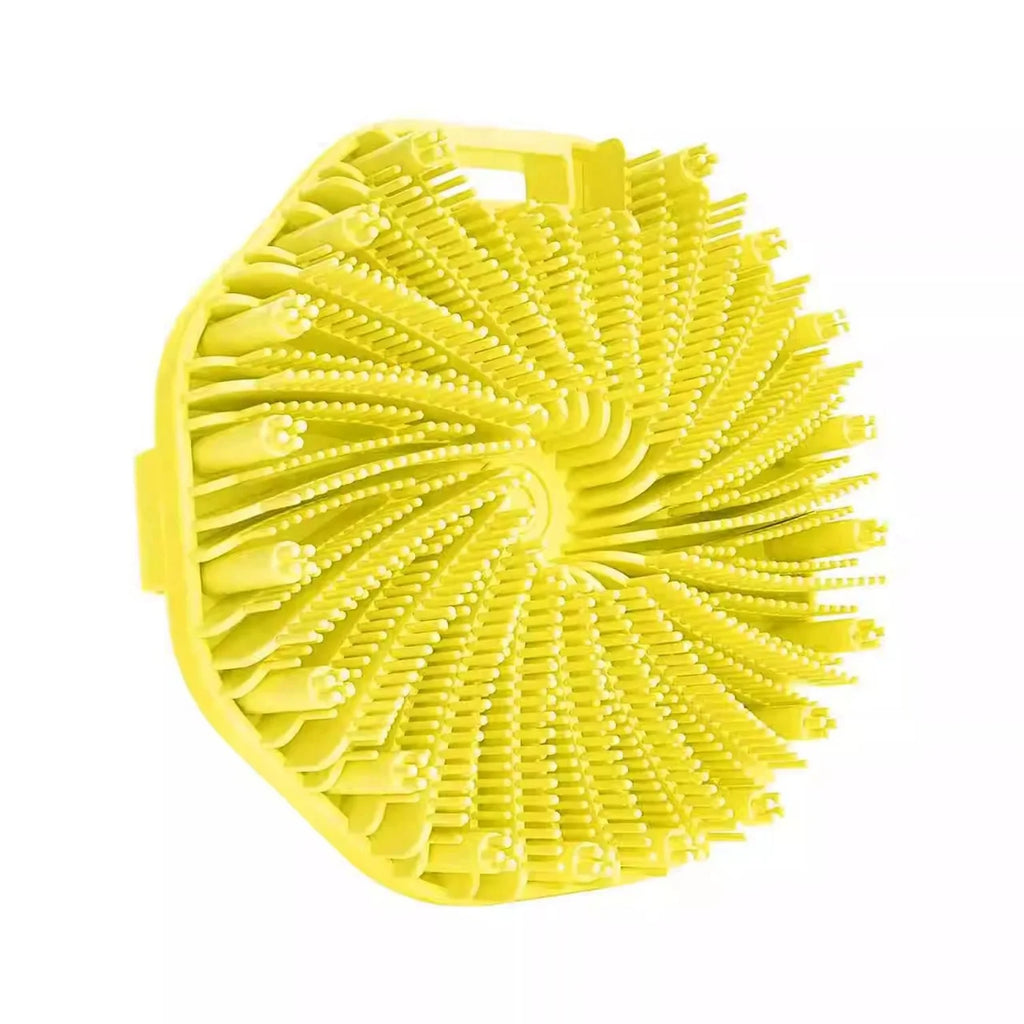 Bath Soft Silicone Back Brush Bath Shower Sponge Scrubbing Brush with Handle Exfoliating Scrub Skin Massager Exfoliating Brushes