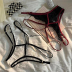 Pure French Desire Aesthetic Lace Underwear, Tight Fitting Low Waist Underwear With Sexy Mesh Breathable Holes，sexy Adult